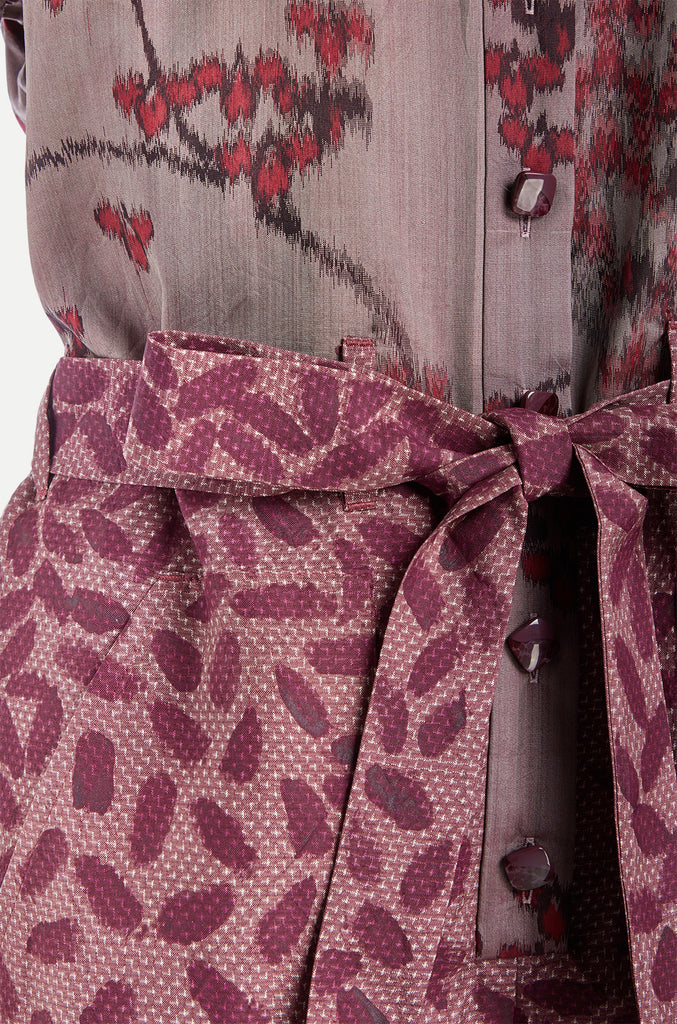 womenswear purple kimono jumpsuit detail