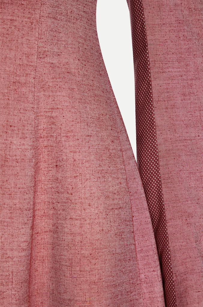 womenswear pink knee-length blazer coat detail